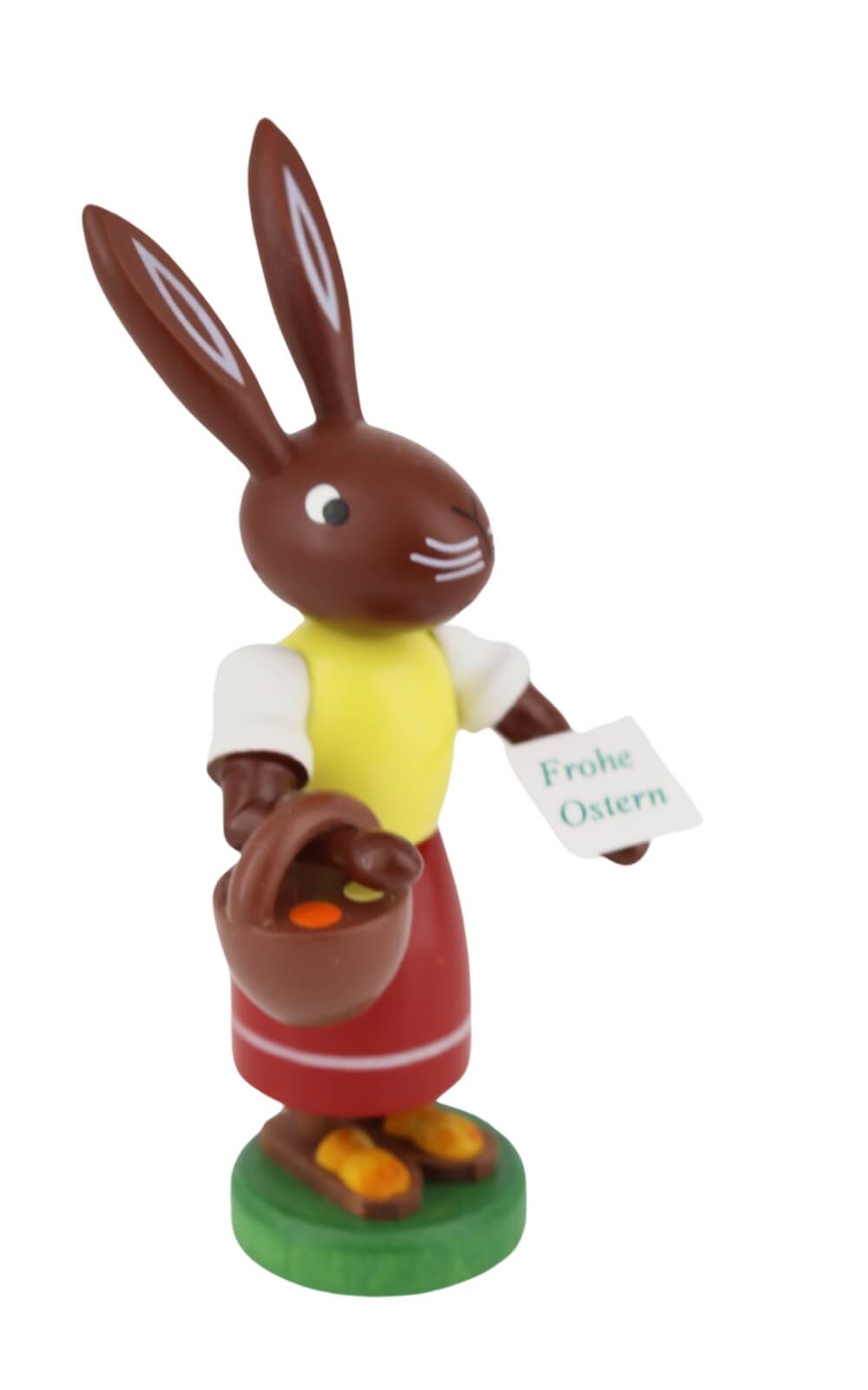 Easter bunny with hand basket, 9 cm by Thomas Preißler_1