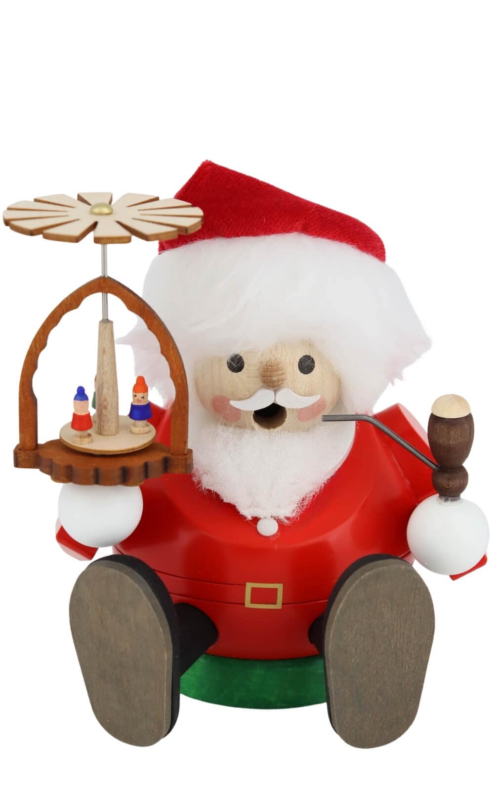 Smoker figurine – Santa Claus with pyramid by Richard Glässer_1