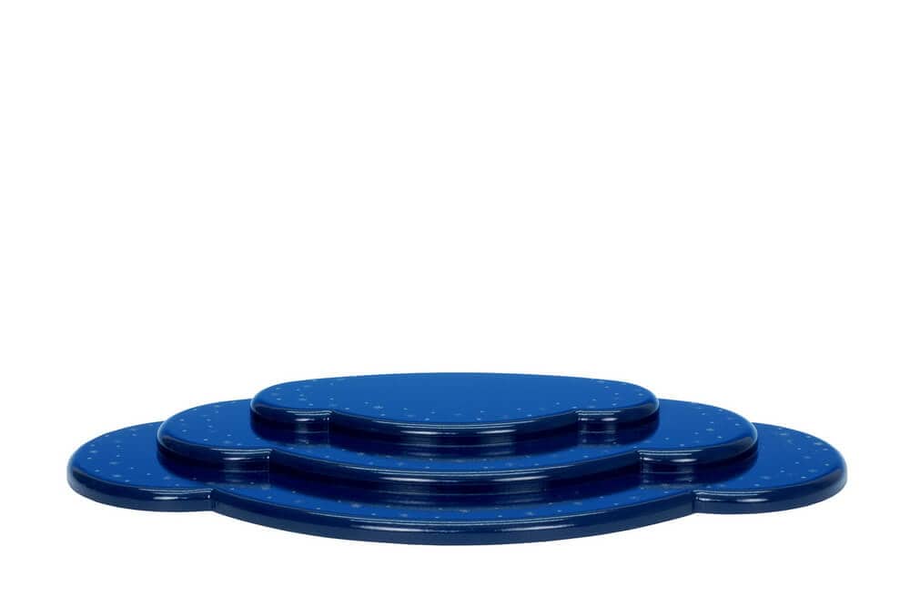 Cloud for Christmas angel, blue, 3 - tiered by Christian Ulbricht