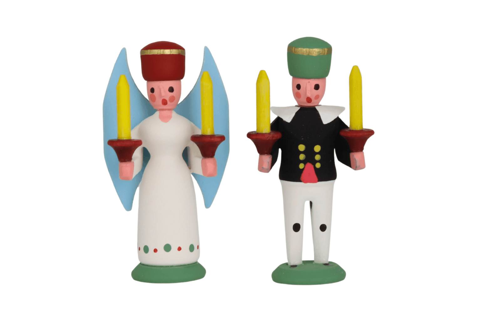 Miniature angel and miner, 2 inch from SEIFFEN.COM_1