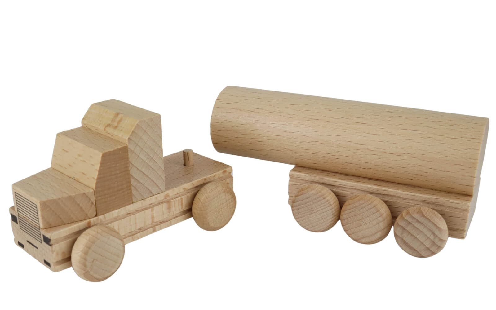 Wooden car US Truck Tanker, natural by Ebert GmbH_3