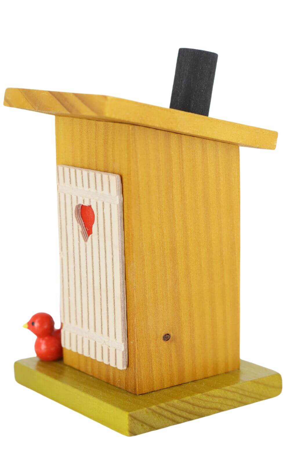 Smoking man - Smoking house Herzhäusel, 9 cm by Ralf Zenker_3