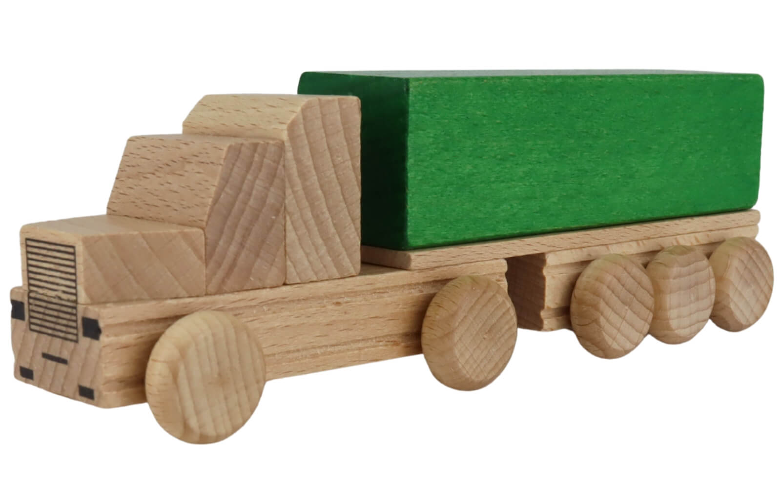 Wooden car US truck flatbed, colored by Ebert GmbH_1
