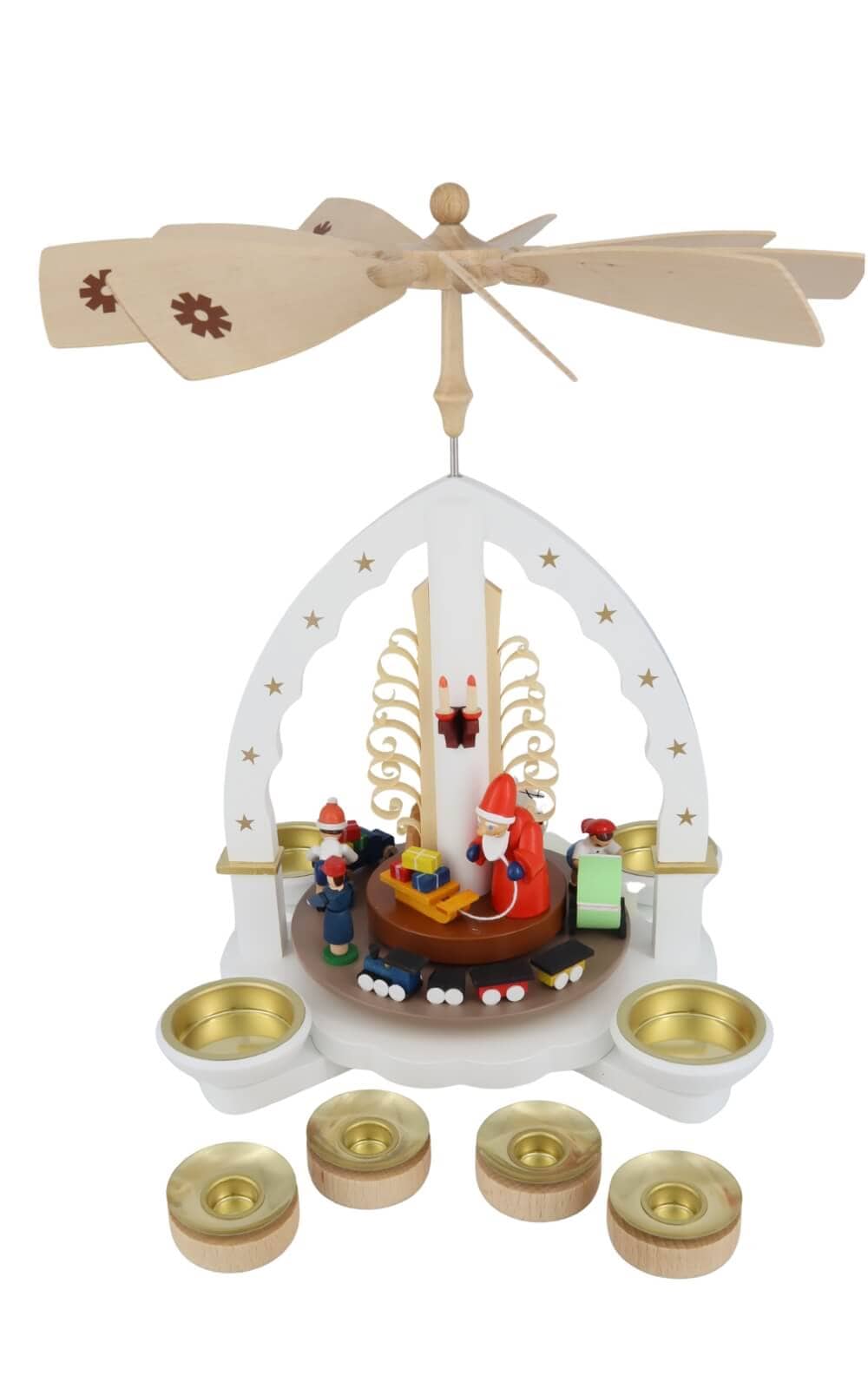 Christmas Pyramid Gift Giving 28 cm by Richard Glässer