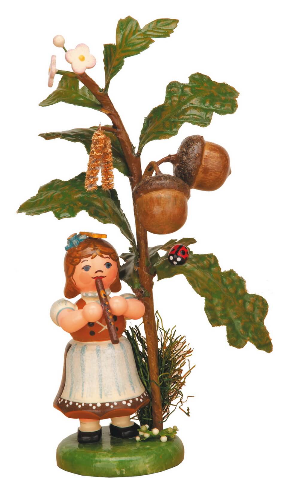 Flower child autumn child acorn, 13 cm by Hubrig Volkskunst