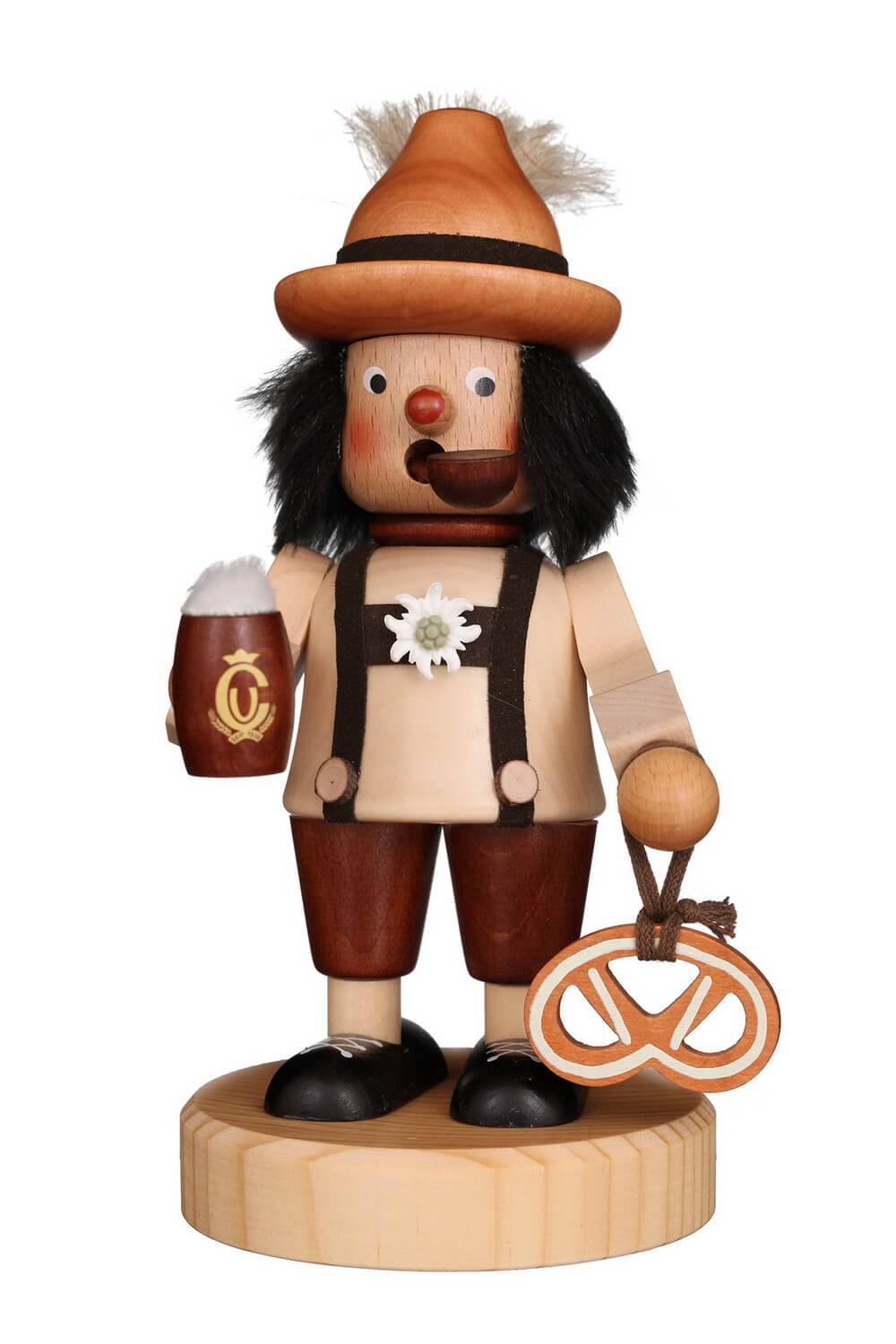 Smoking man Bayer, 20 cm by Christian Ulbricht