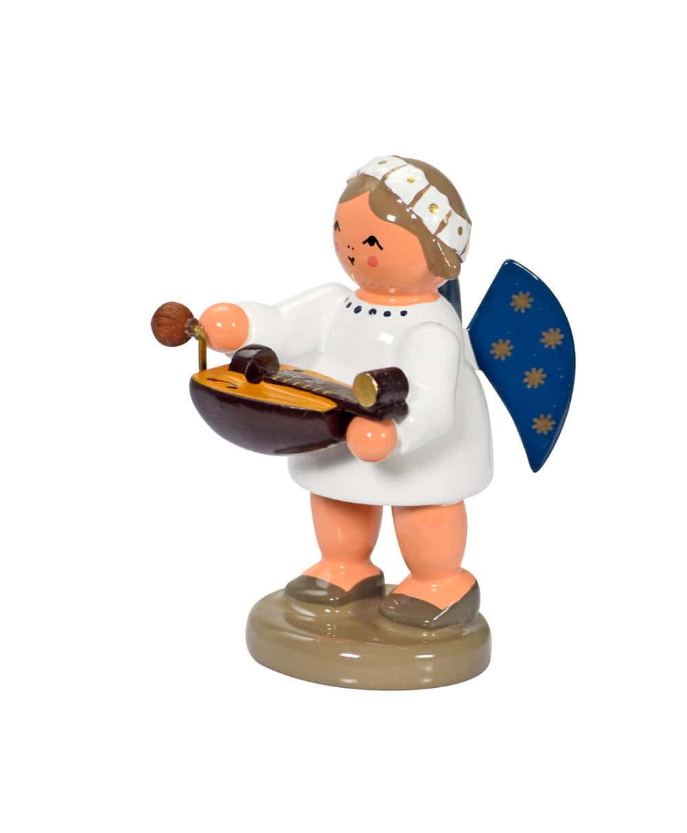 Christmas angel with hurdy-gurdy, 5 cm by KWO_pic2