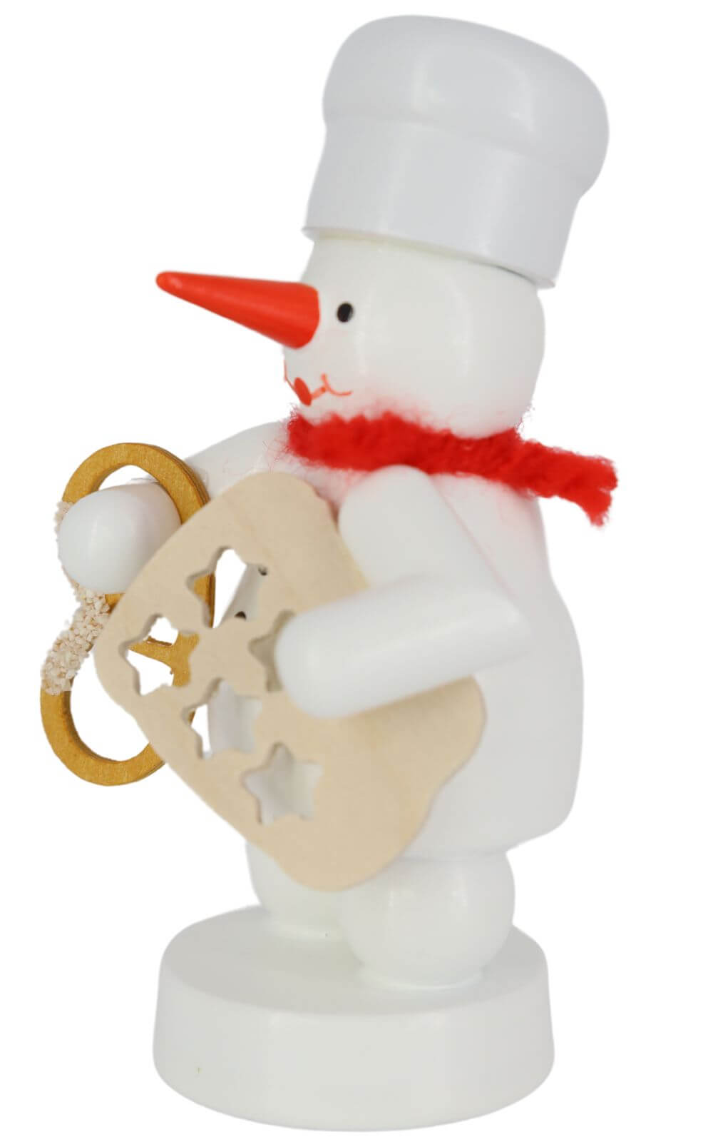 Snowman baker with pretzel and star shape, 8 cm by Volker Zenker_3
