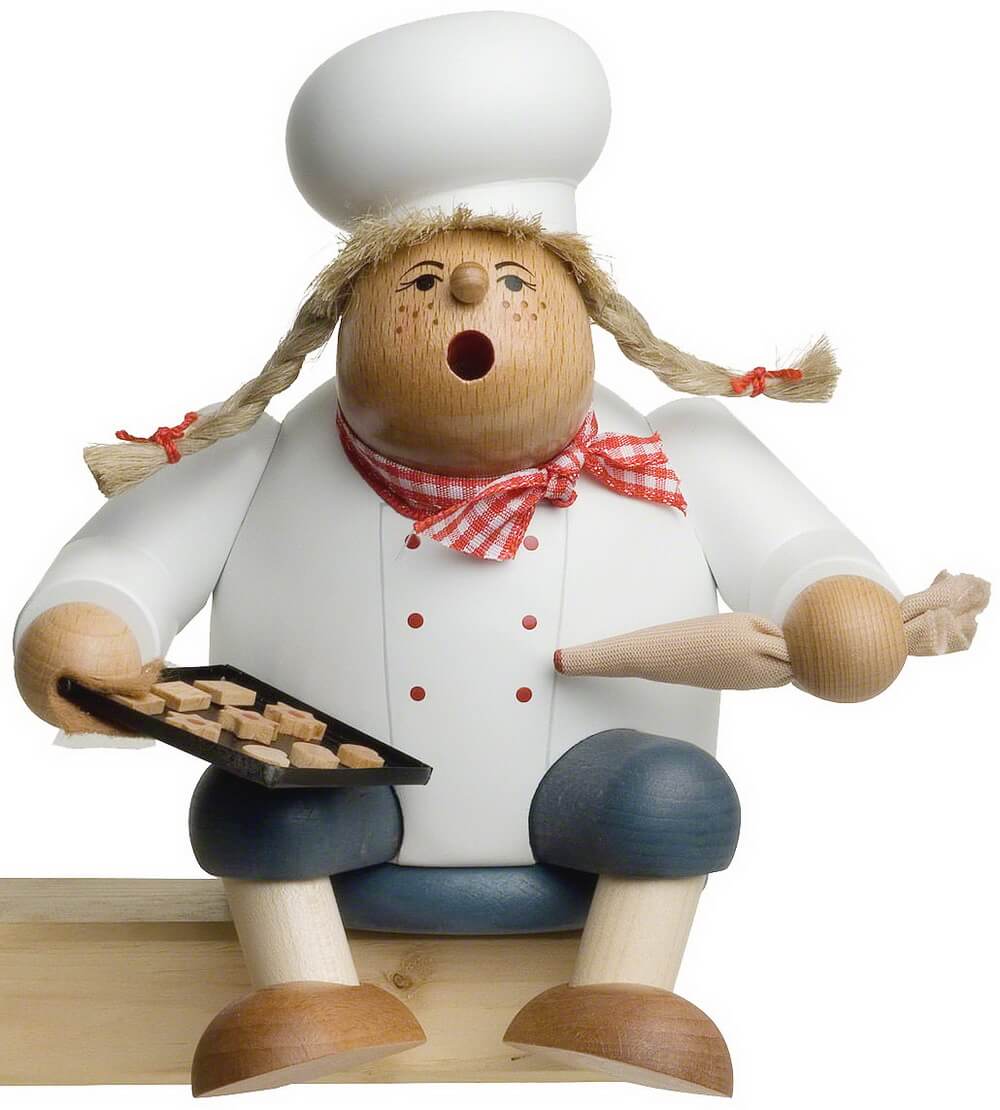 Smoking man edge stool confectioner, 16 cm by KWO