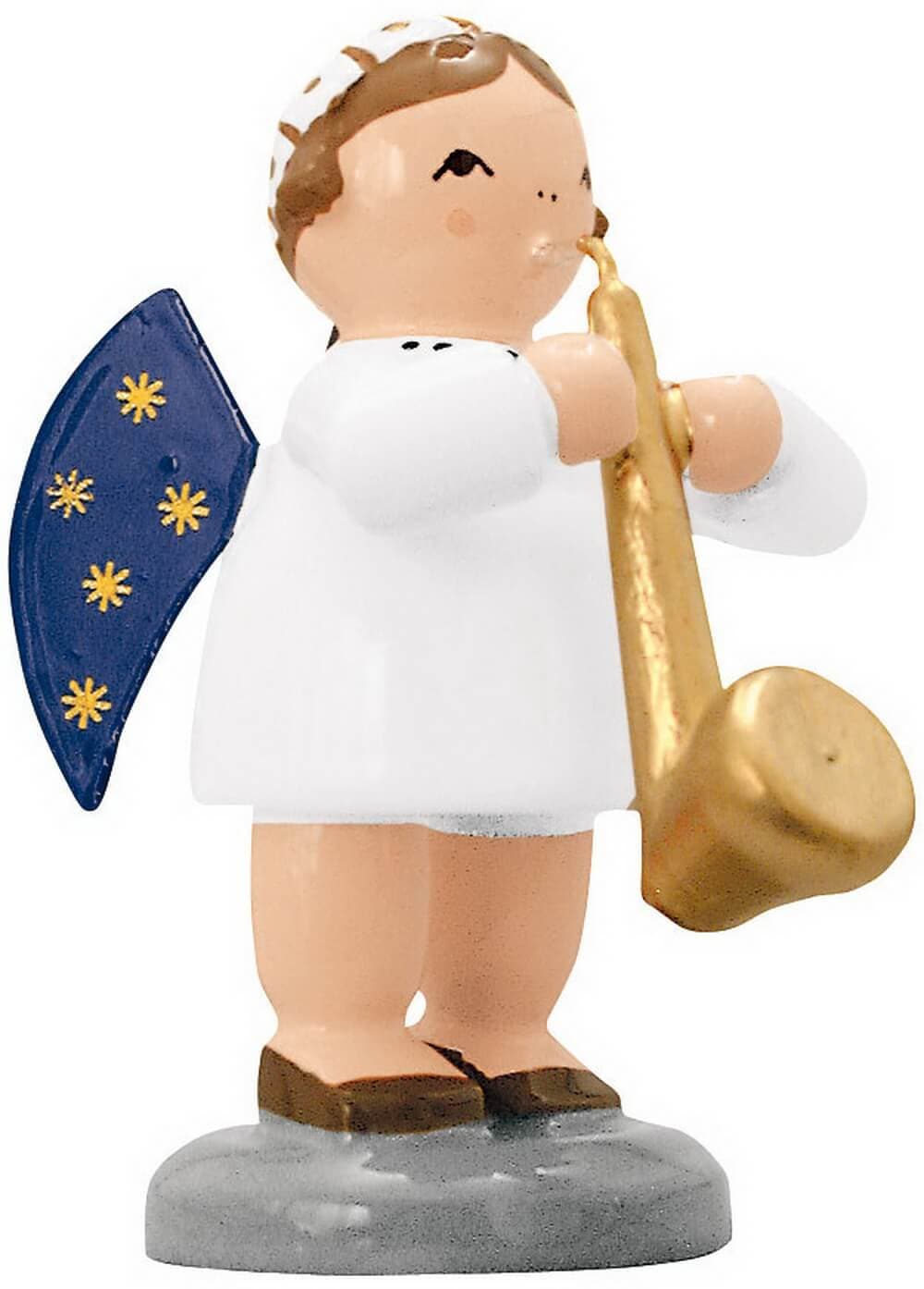 Christmas angel with saxophone, 5 cm by KWO