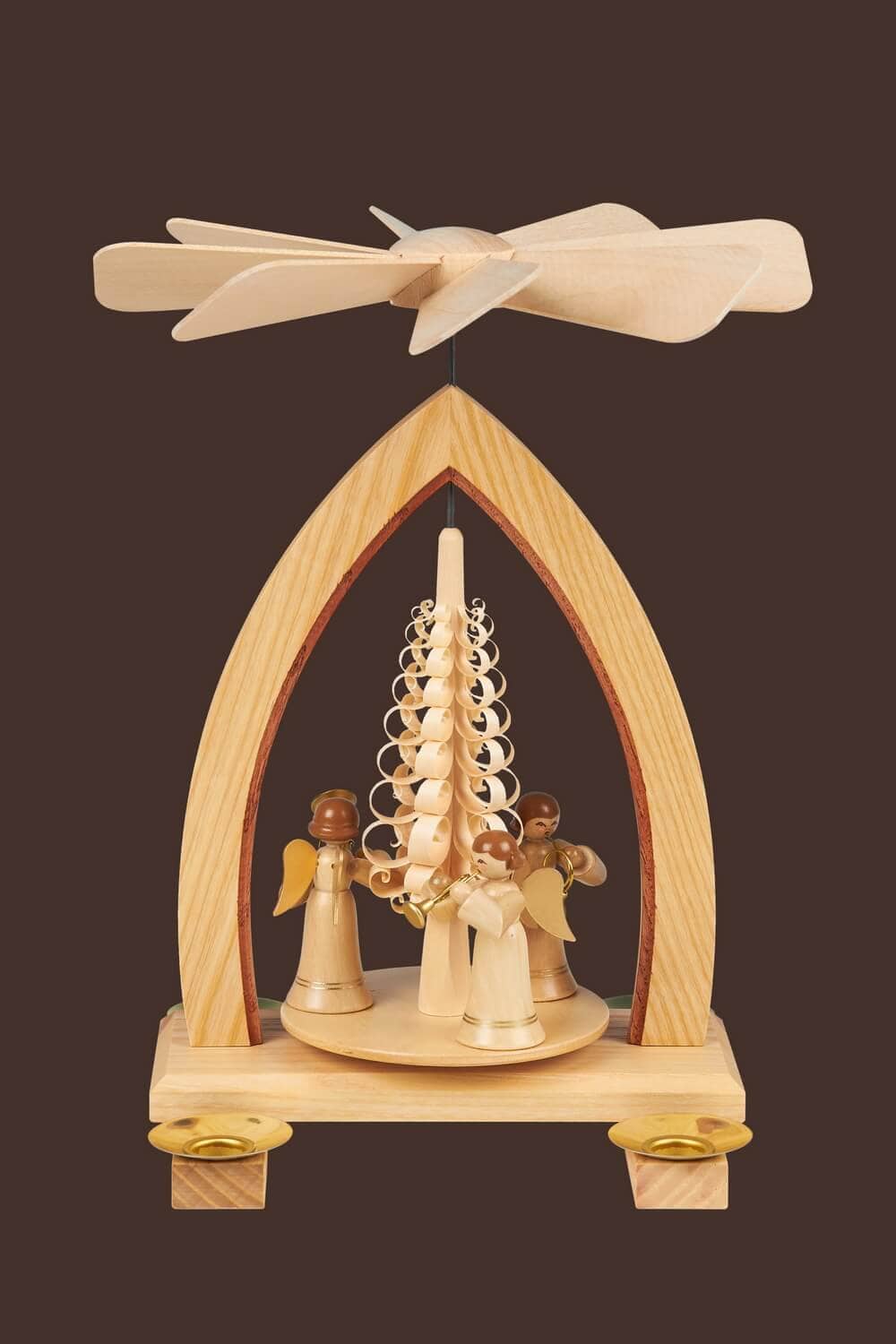 Christmas pyramid with Christmas angel, 26 cm by Heinz Lorenz_2