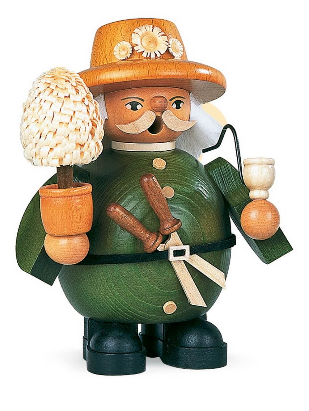 Smoking man gardener by Müller Kleinkunst