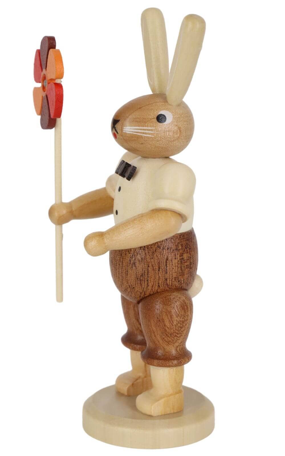Easter bunny - man with windmill, natural by Müller Kleinkunst_2