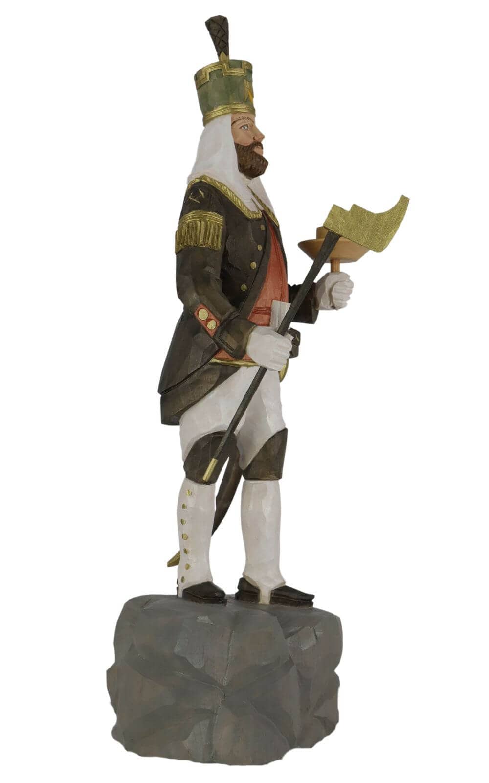Freiberger Obersteiger, coloured, 16 cm by Schnitzkunst aus dem Erzgebirge_2
