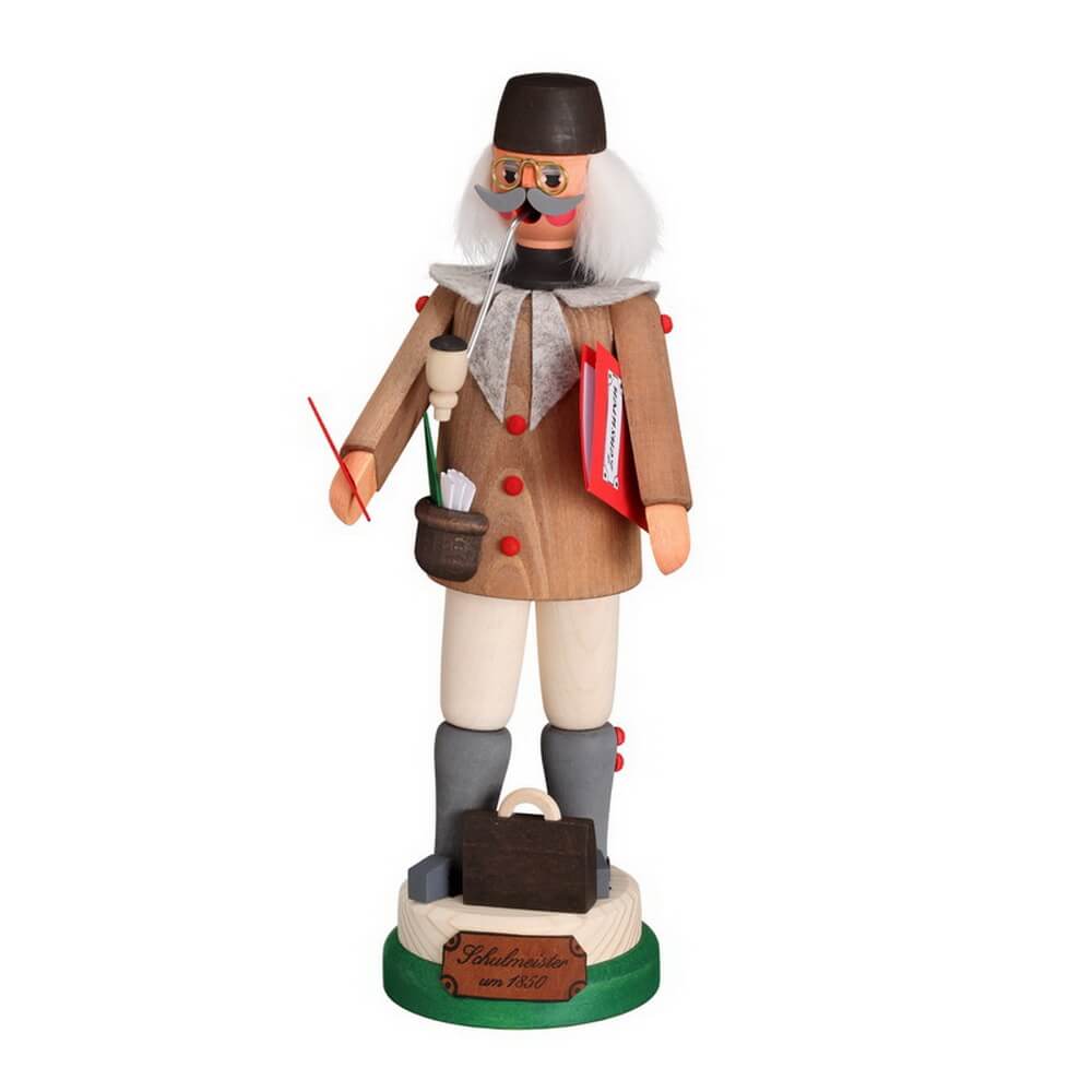 Smoking man schoolmaster around 1850 by Karl Werner