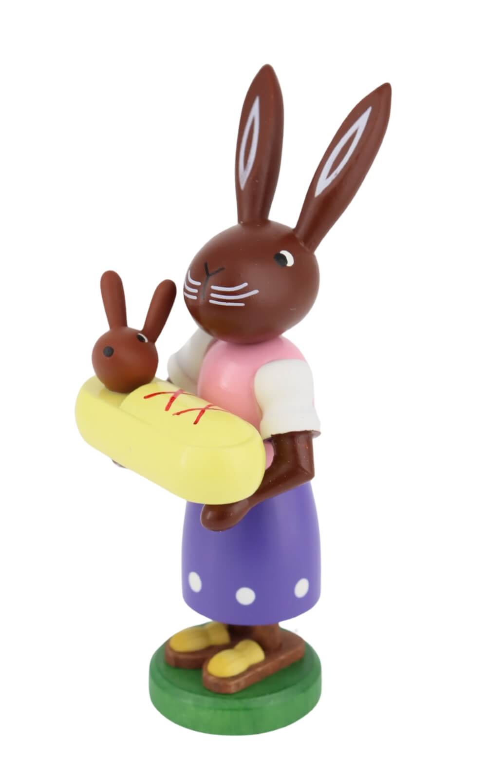 Easter bunny with baby, 9 cm by Thomas Preißler_2