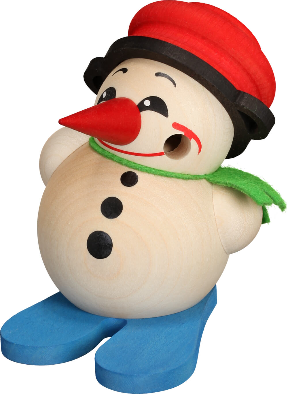 Ball smoker Cool-Man with ski & pot by Seiffener Volkskunst eG