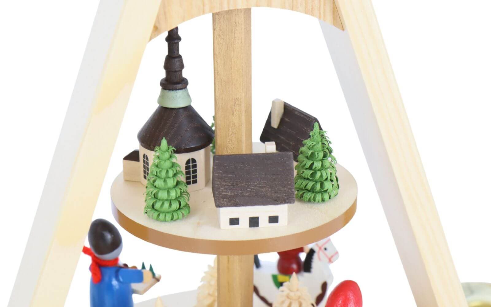 Christmas pyramid Seiffen village with Santa Claus by Knuth Neuber_4