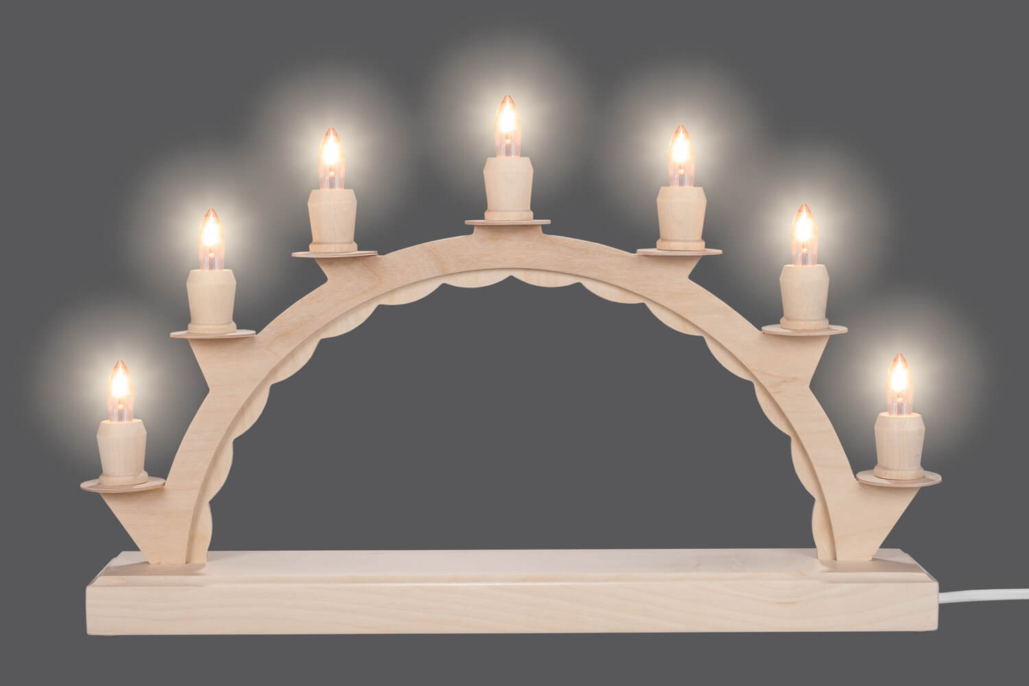 Candle arch small empty arch, electrically illuminated by SEIFFEN.COM_2