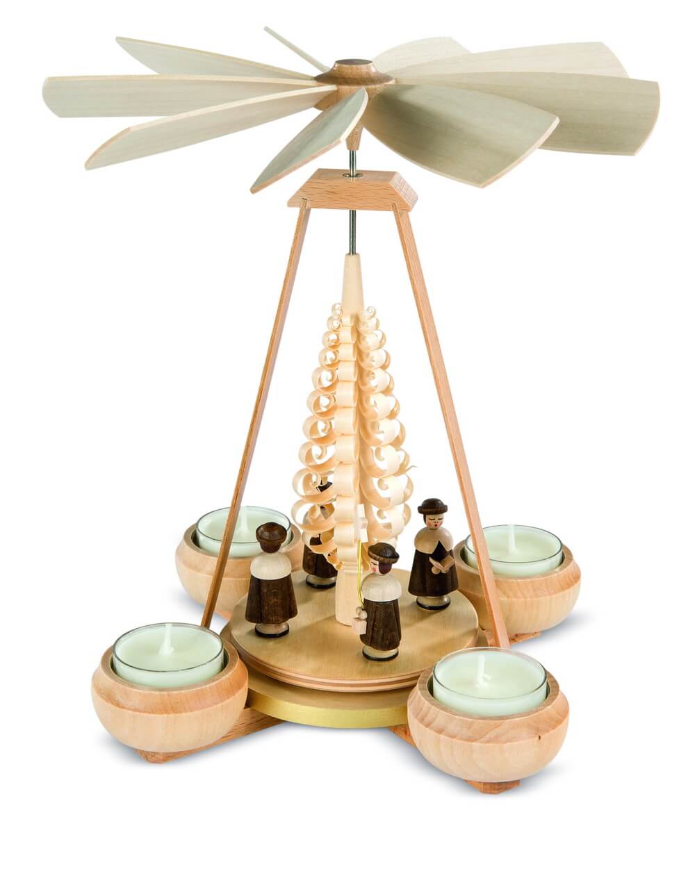 Christmas pyramid Kurrende, Müller small art from the Erzgebirge