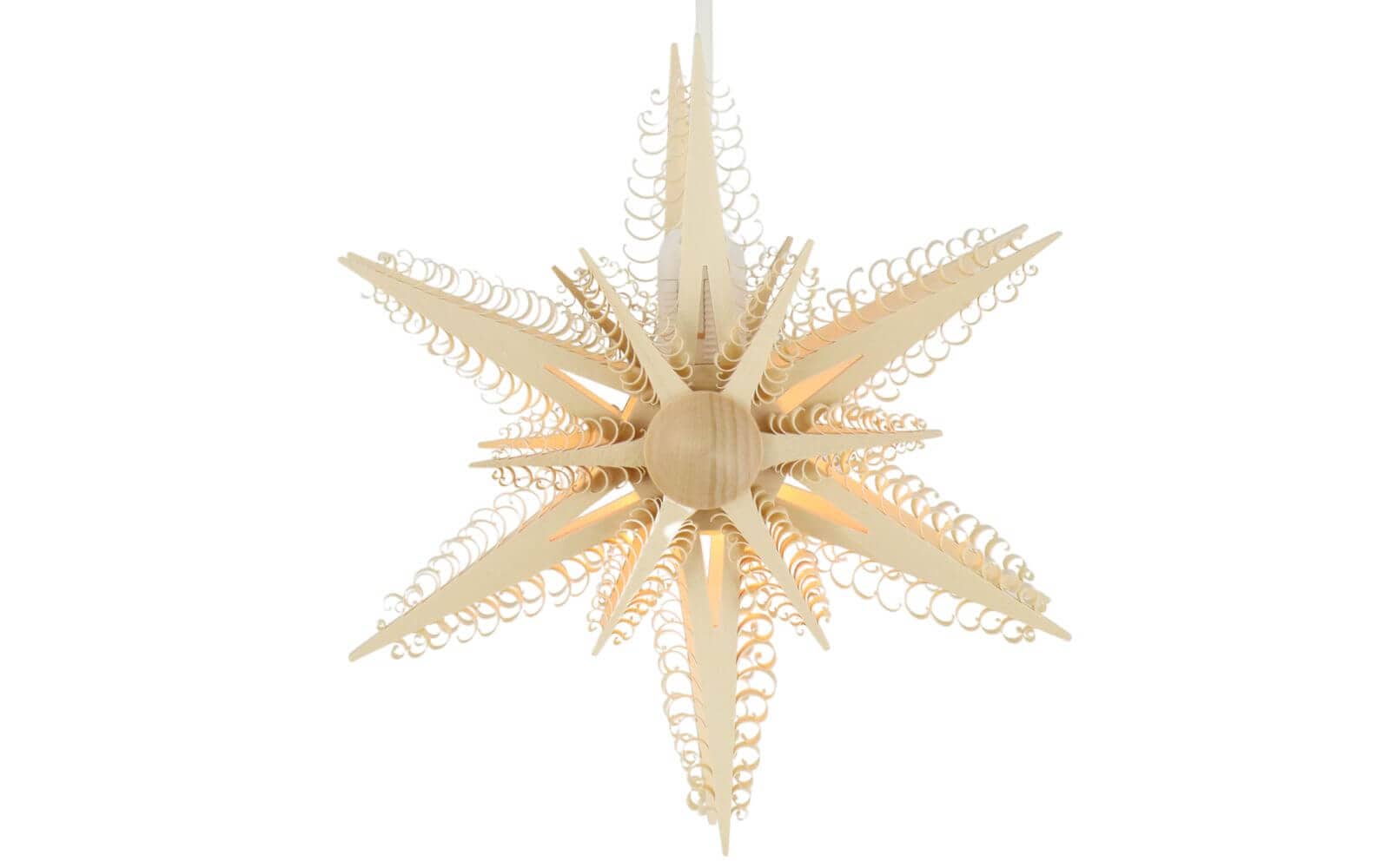 Wooden star, double, electrically illuminated by Martina Rudolph_2