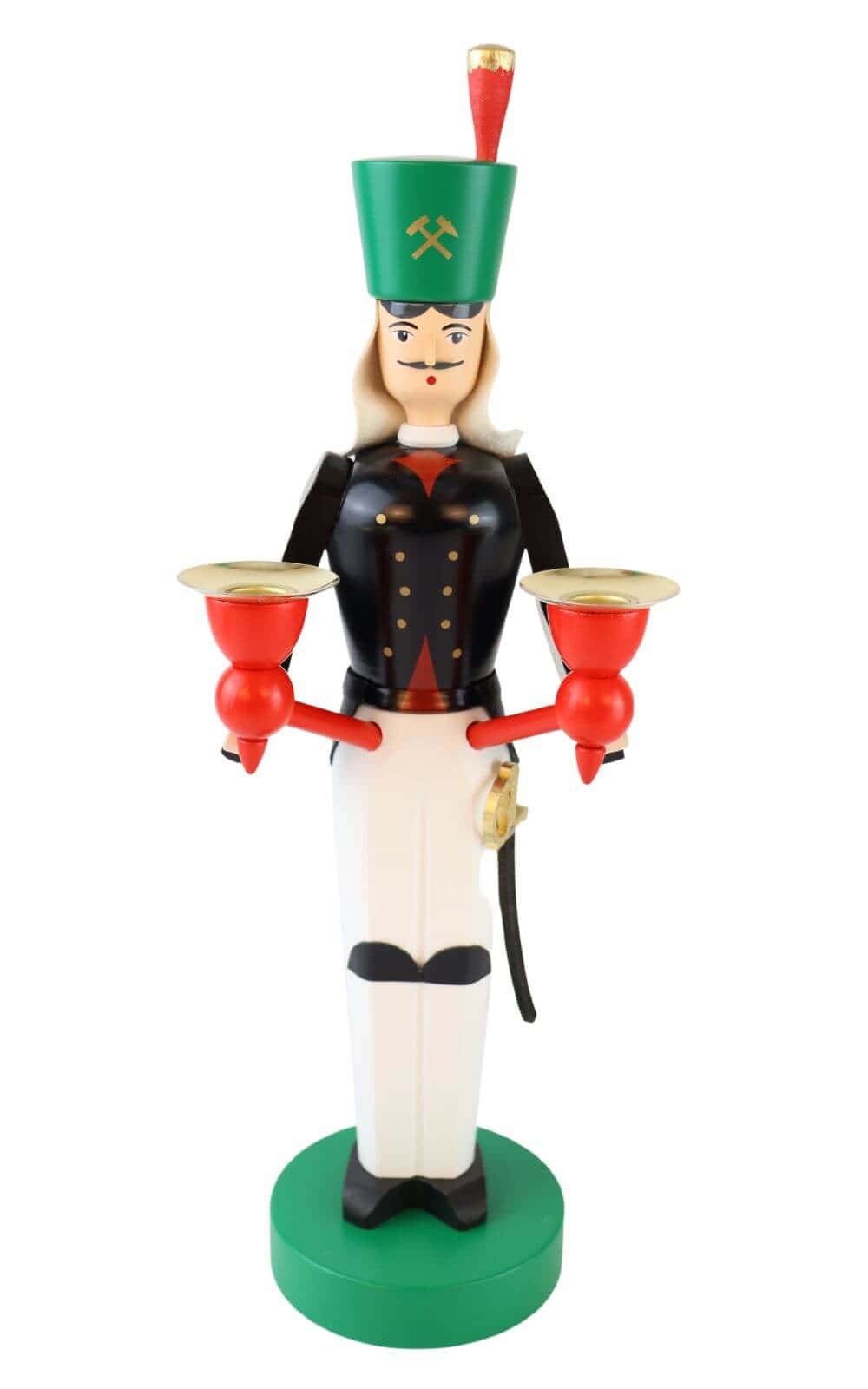 Miner for wax candles, 32 cm, colored by Richard Glässer