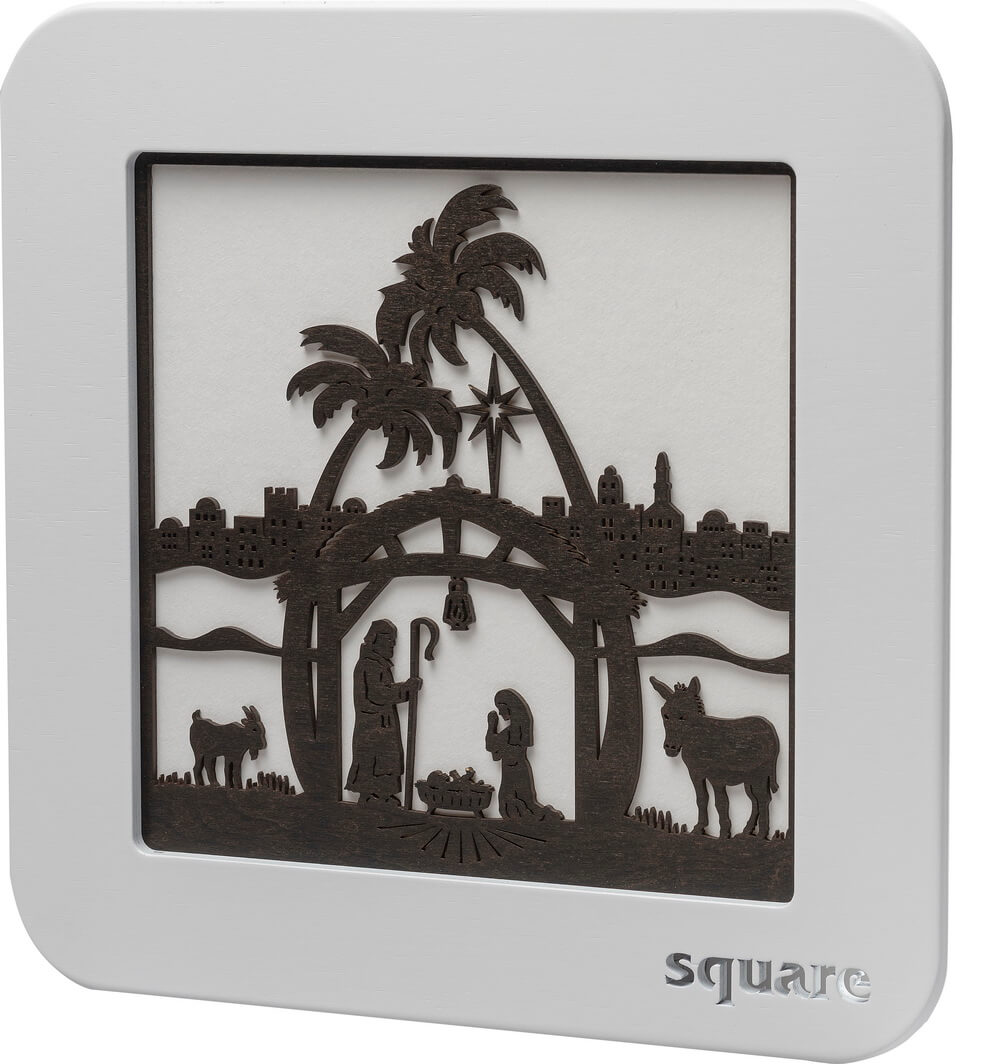 LED mural Square Holy Family, 29 cm by Weigla_2