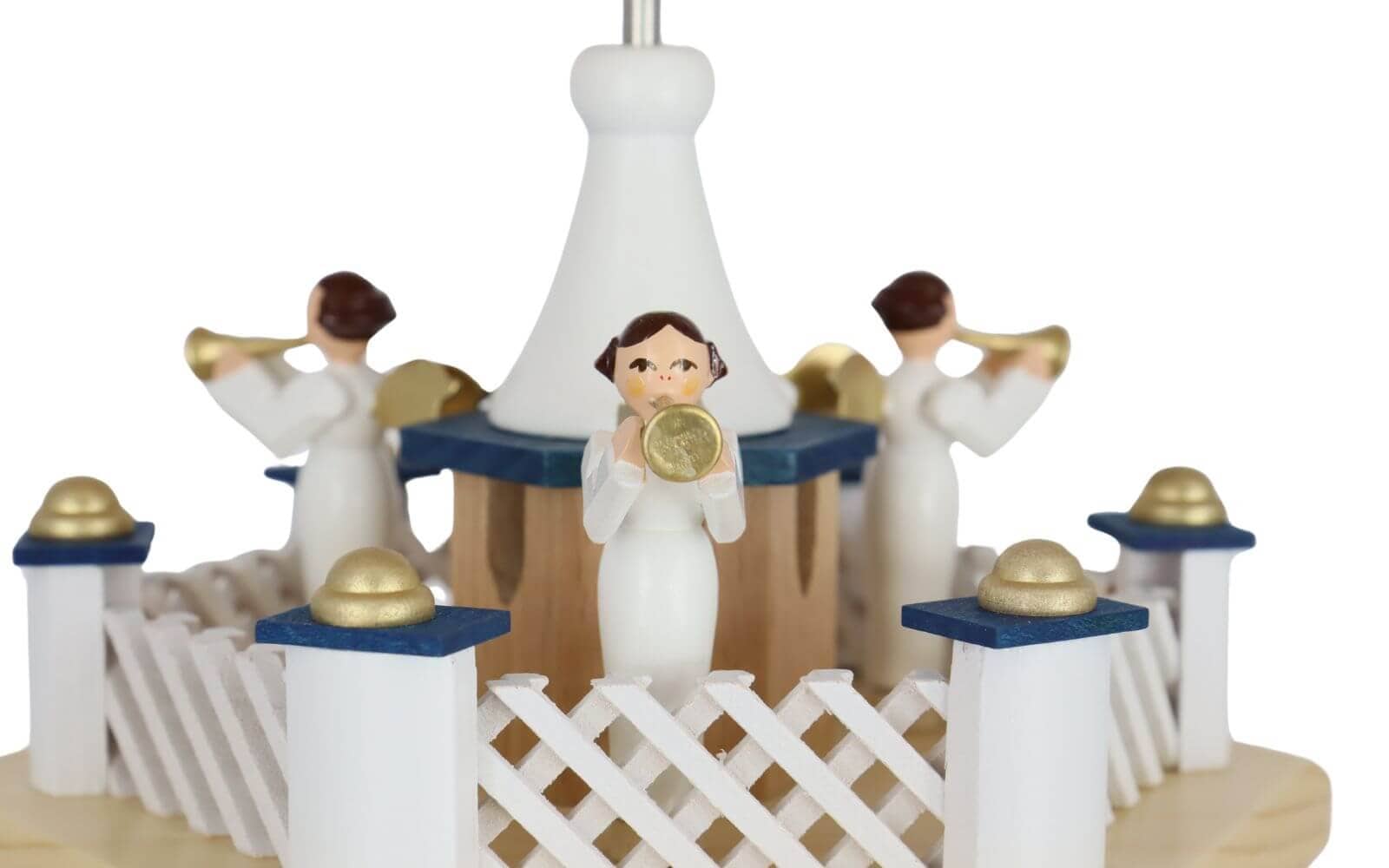 German Christmas Pyramid with Holy Family, 4-Tier, Colorful, 21.2 in (54 cm) by Richard Glässer_5