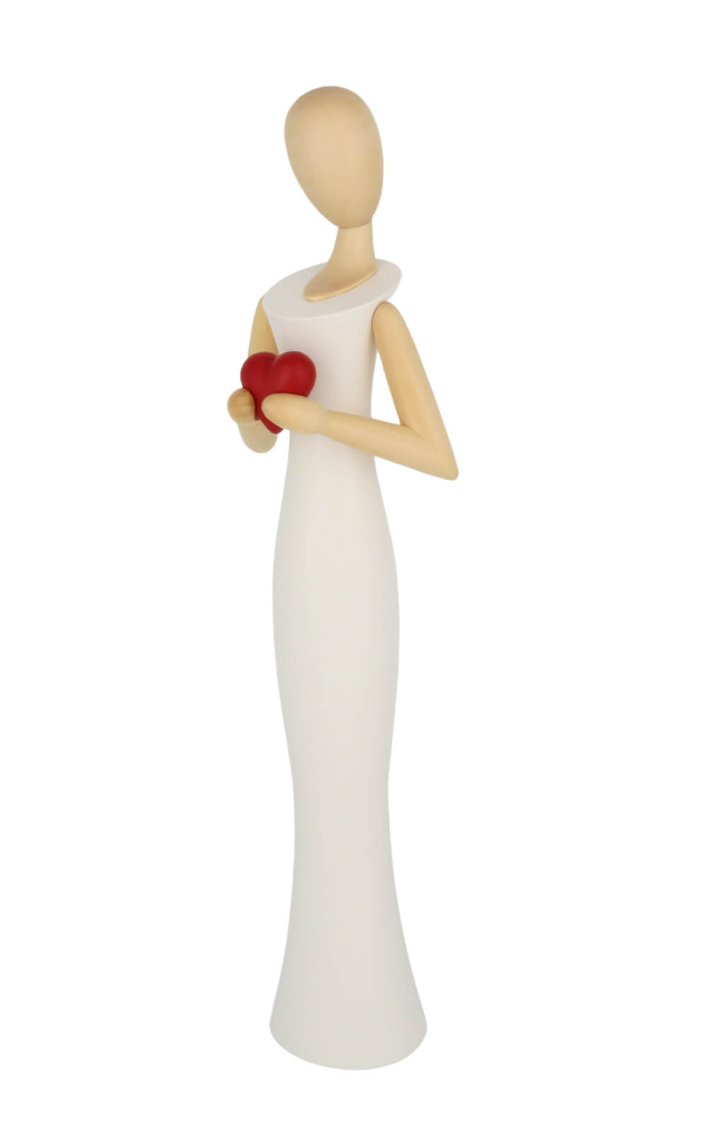 Angel - Sternkopf with heart, standing, 50 cm by Holzkunst Gahlenz_2