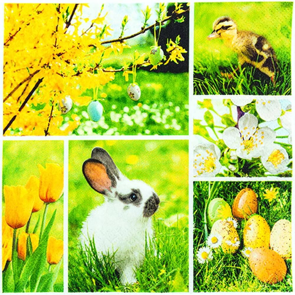 Easter napkins Easter Collage von Home Fashion®
