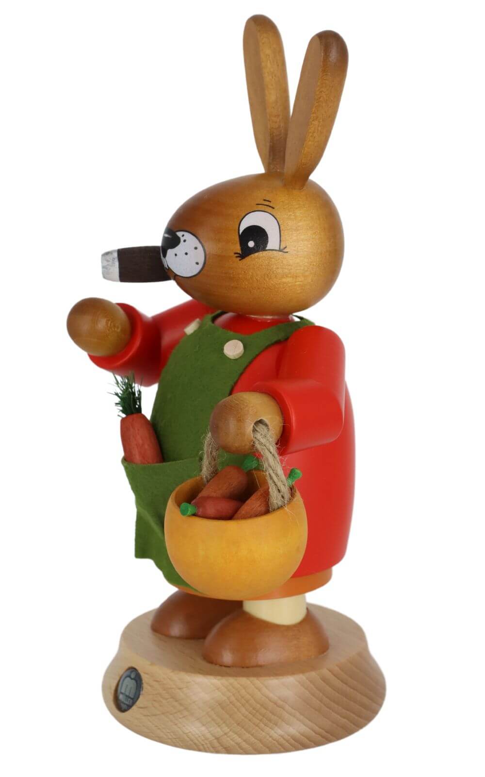Smoking man Easter bunny rabbit man by Müller Kleinkunst_3