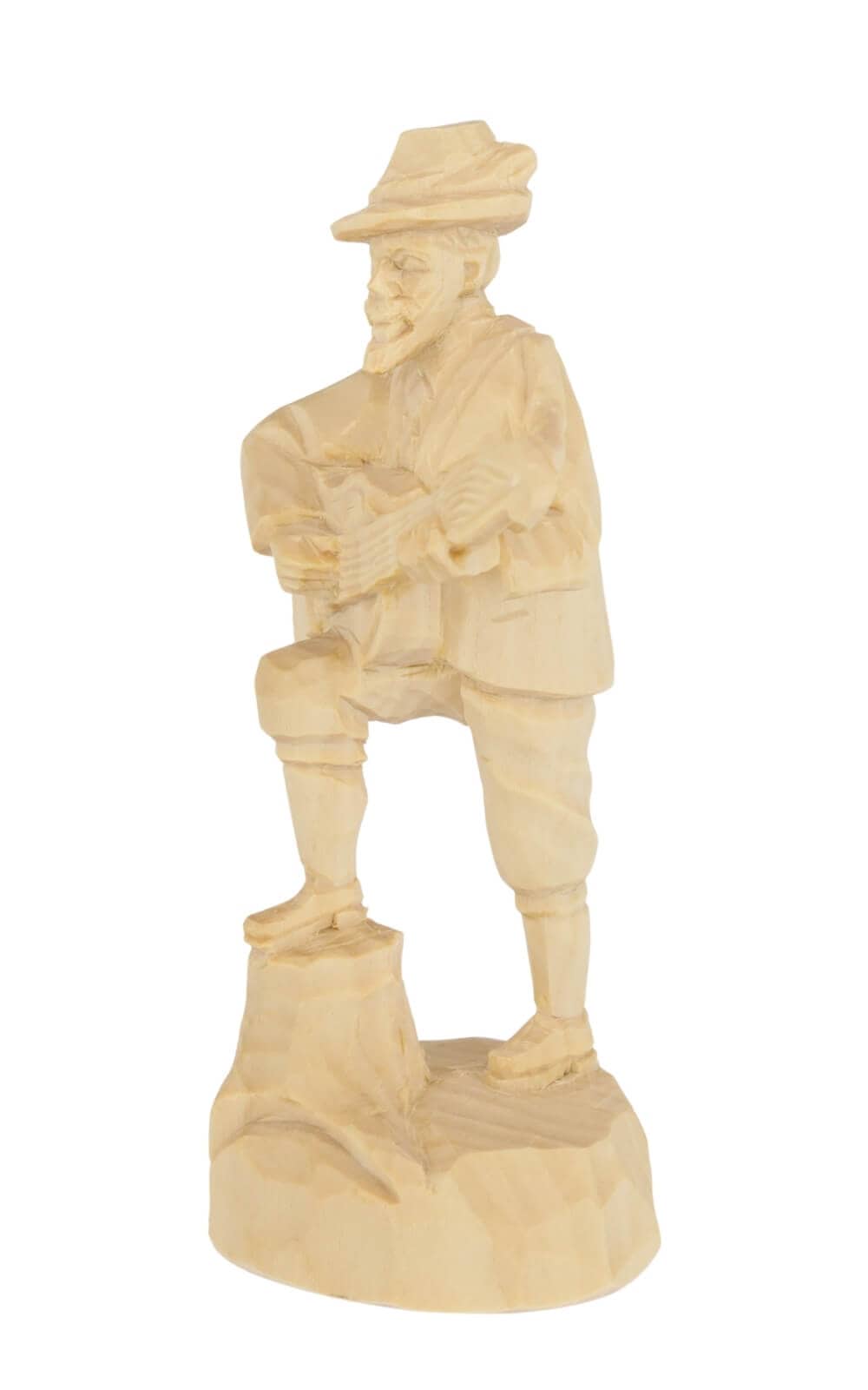 Anton Günther, carved, natural finish, 12 cm / 4,7 inches, by Schnitzkunst from the Ore Mountains3
