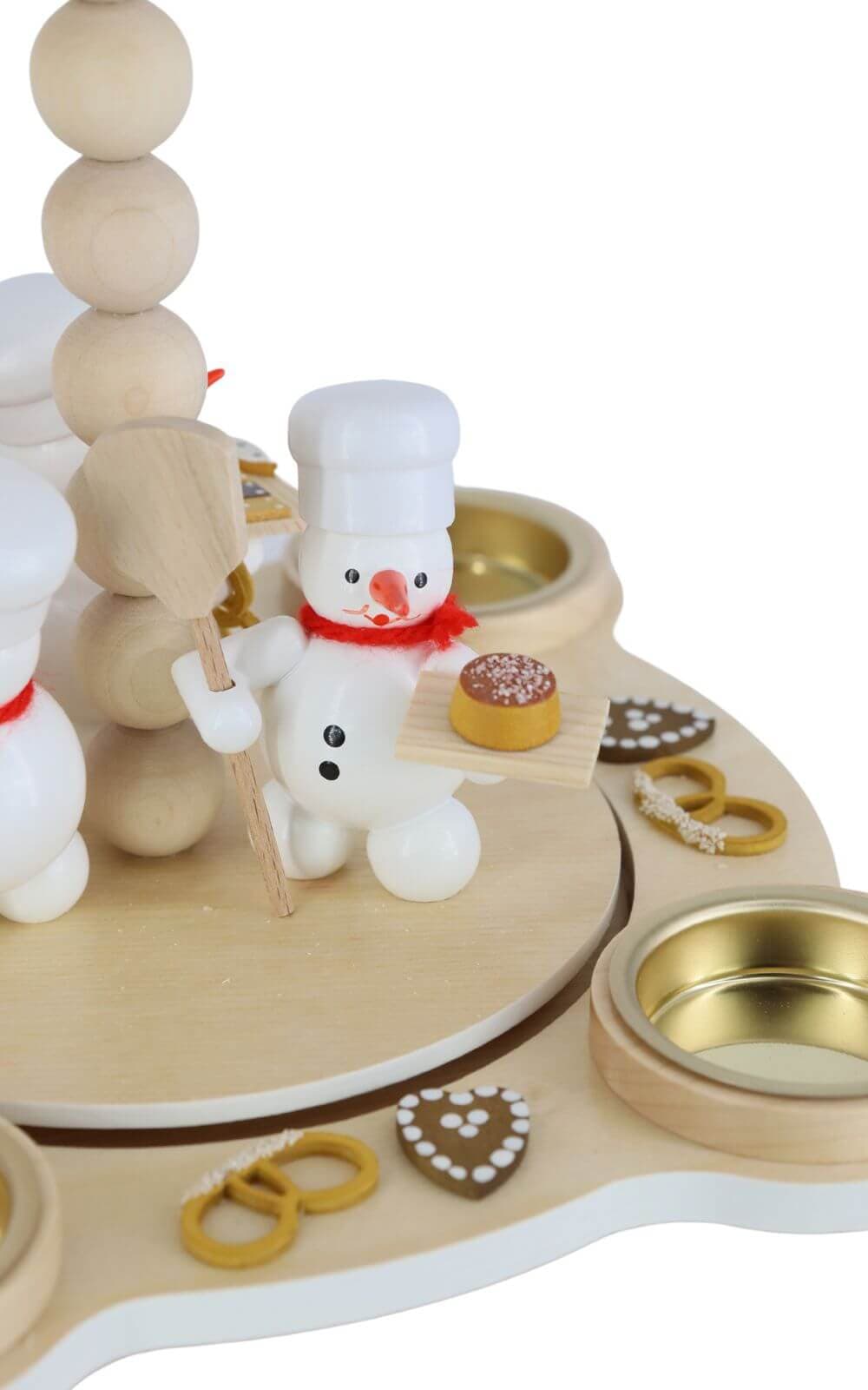 Schneemannpyramide Weihnachtsbäckerei, 27 cm von Volker Zenker_4
