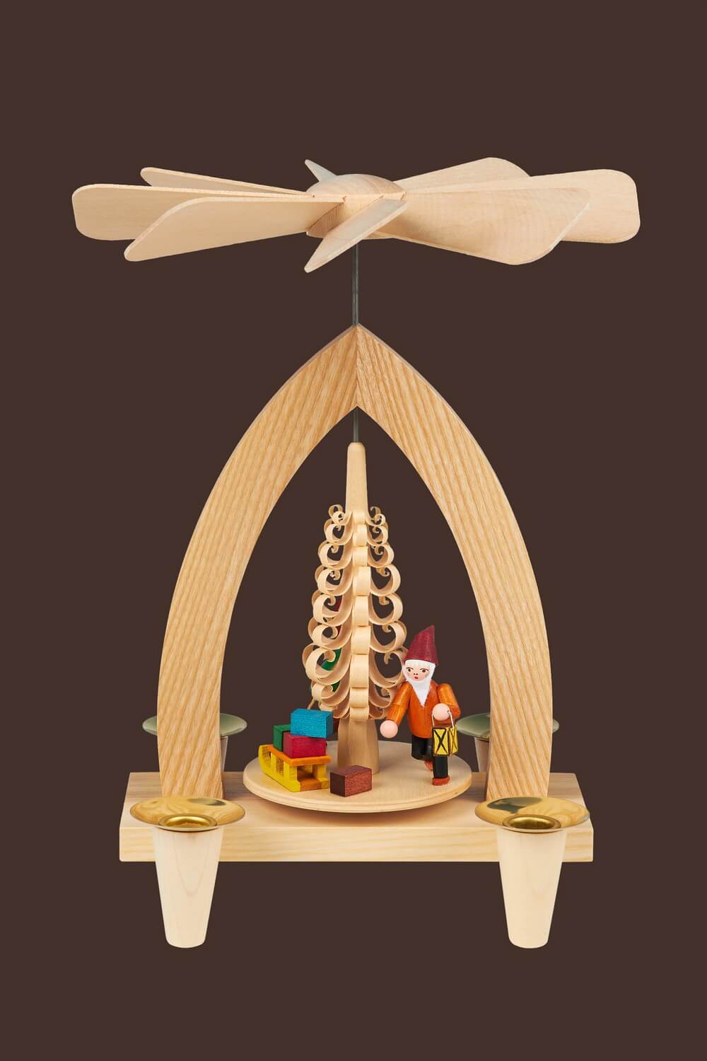 Christmas pyramid gnome, 26 cm by Heinz Lorenz_2