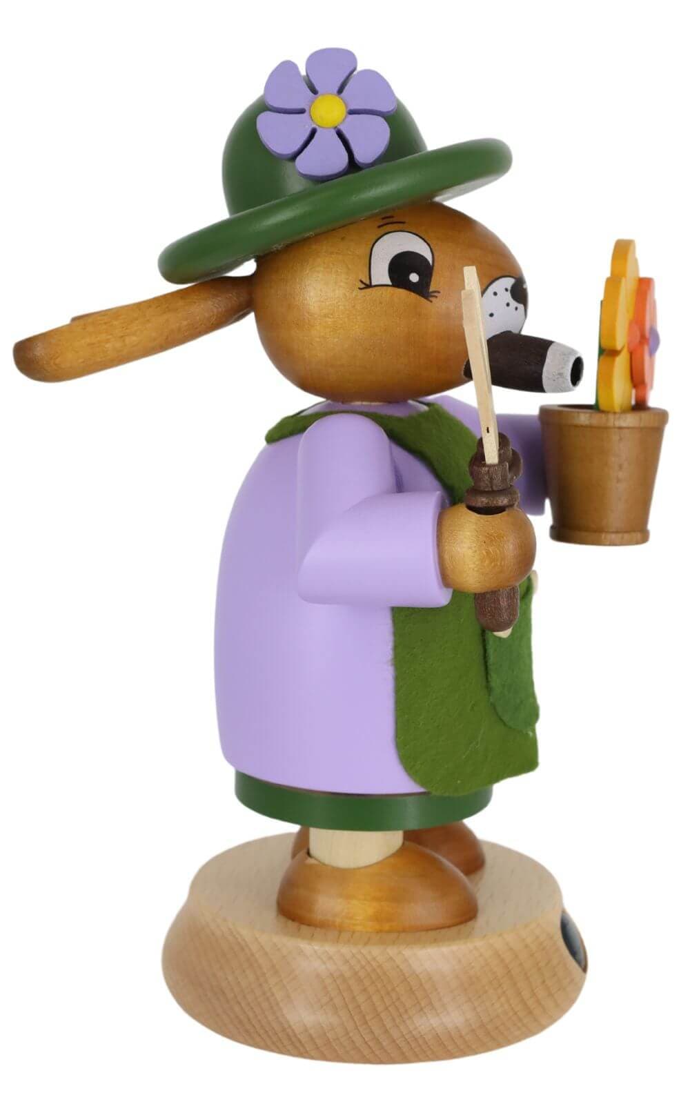 Smoking man Easter bunny gardener by Müller Kleinkunst_3