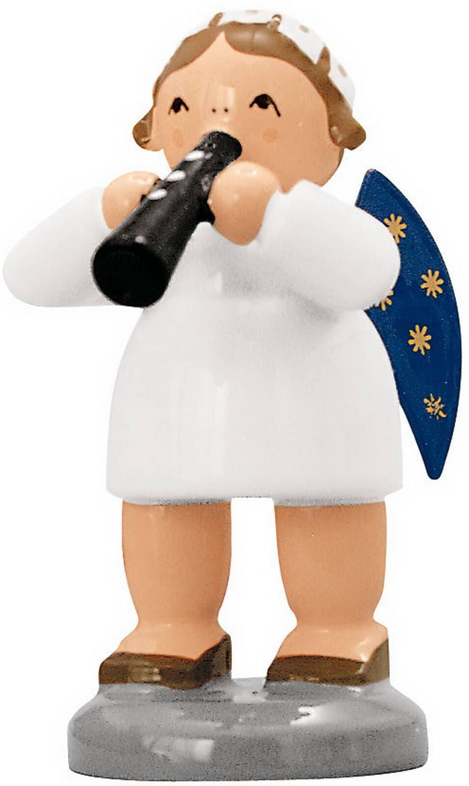 Christmas angel with flute, 5 cm by KWO