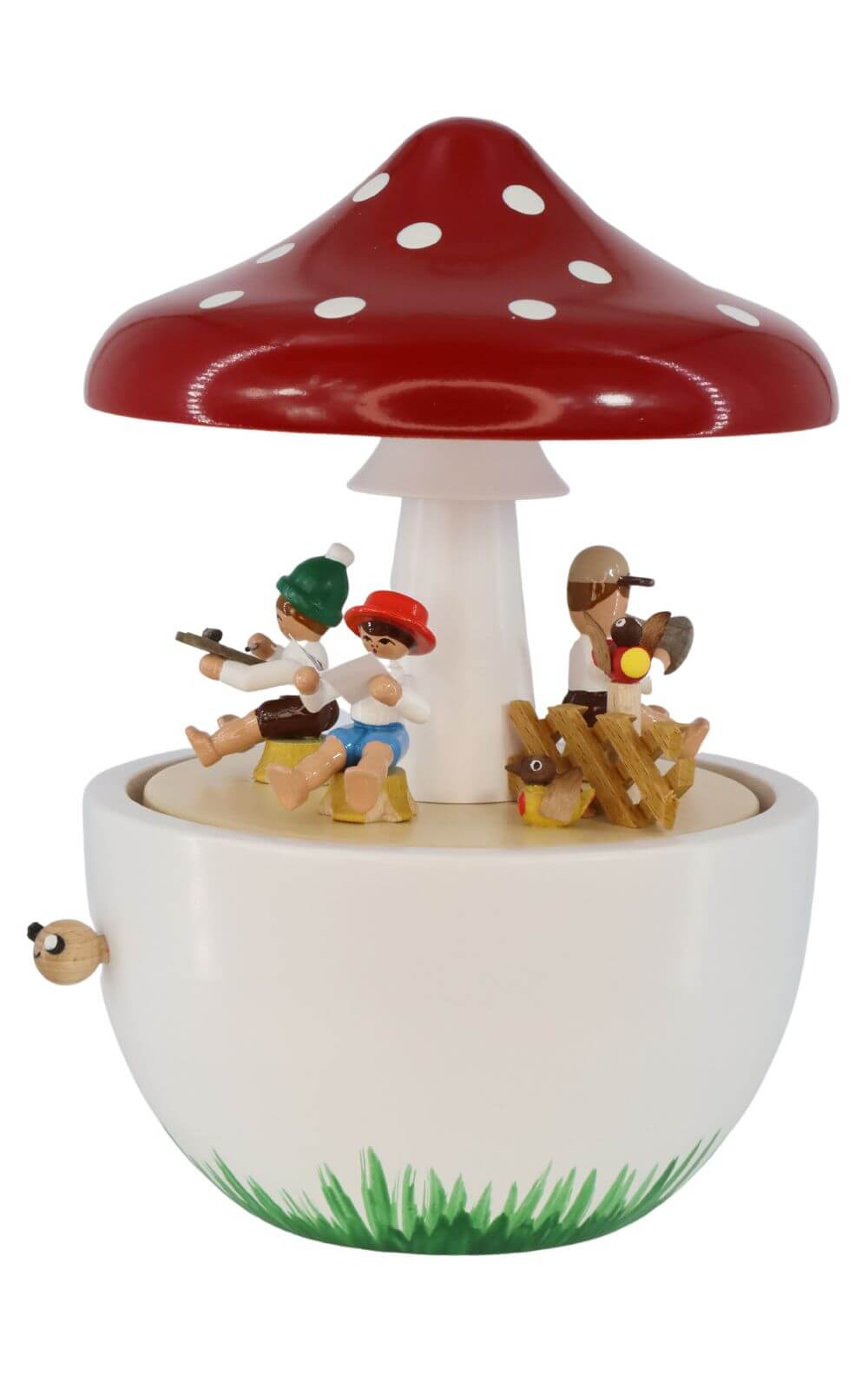 Music box mushroom, 17 cm / 6.69 in by Richard Glässer GmbH_2