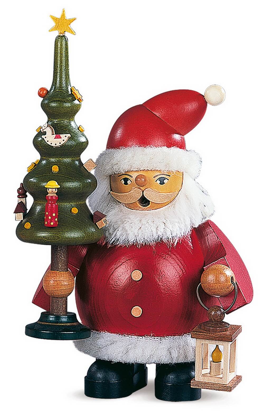 Smoking man Santa Claus, 16 cm from Müller Kleinkunst