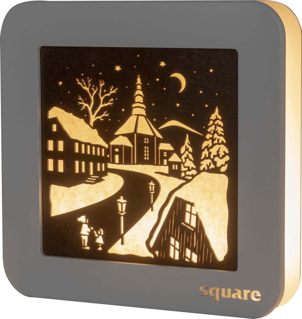 LED statue Square Seiffen, 29 cm by Weigla_Picture1