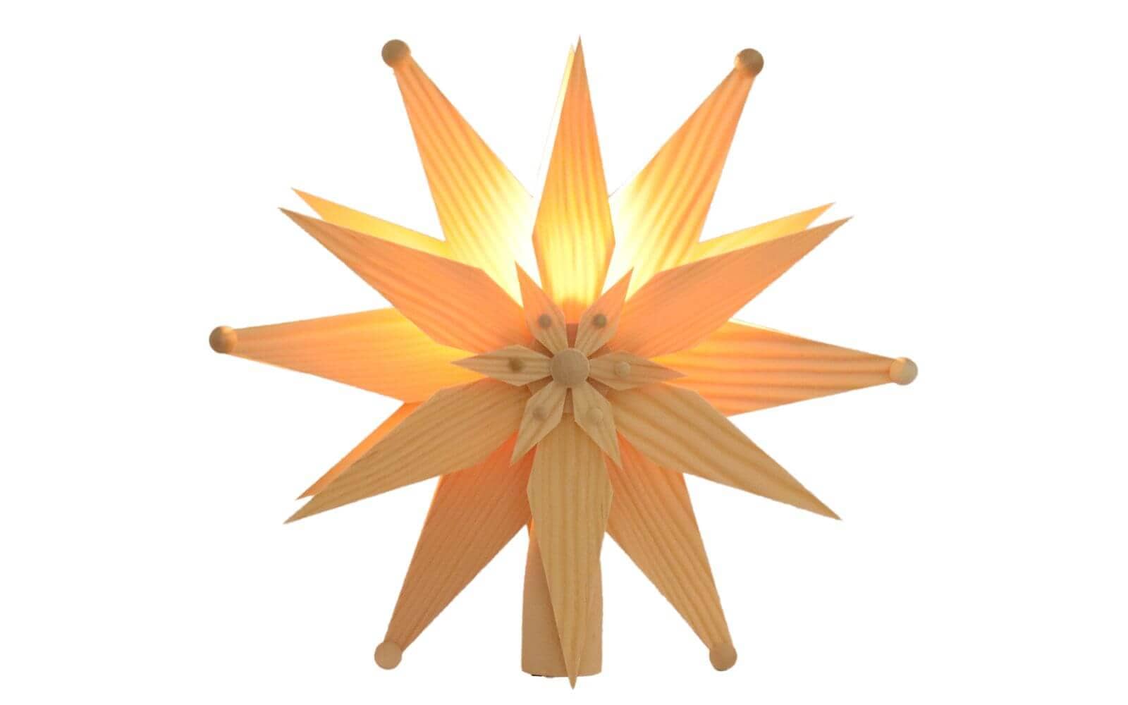 Christmas tree topper star, electrically illuminated by Martina Rudolph_2