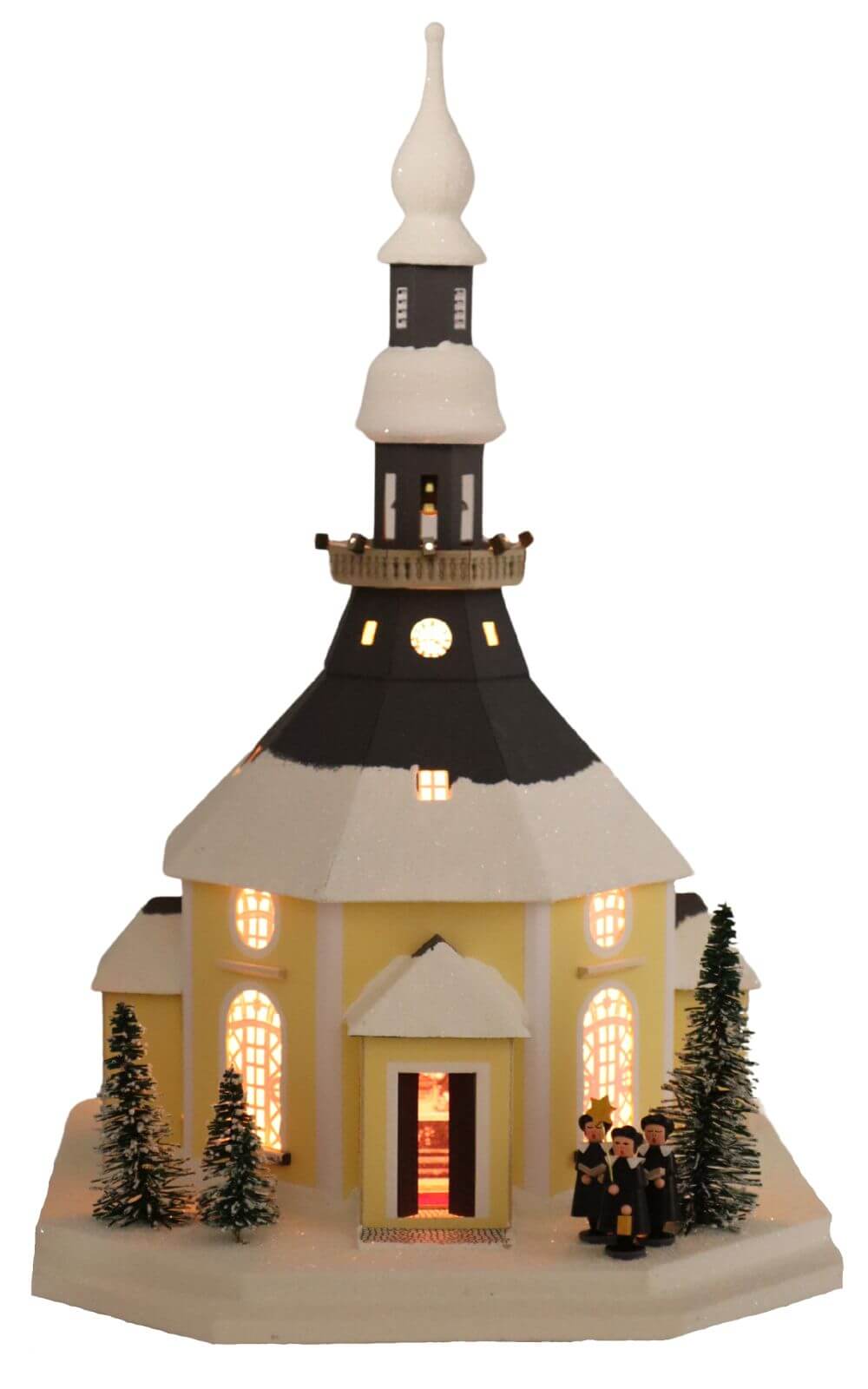 House of lights Seiffen church, 43 cm by Birgit Uhlig_1