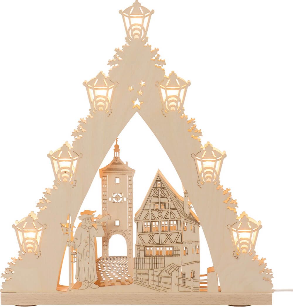LED light spike Rothenburg ob der Tauber from Weigla