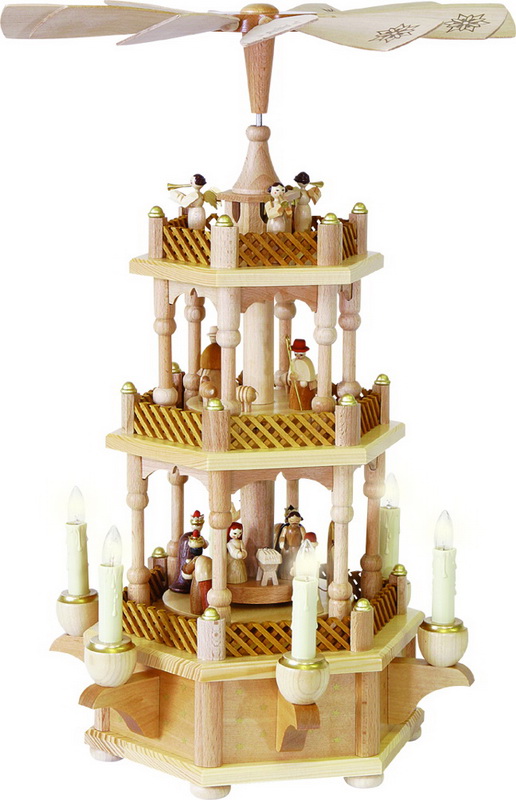 Christmas pyramid Nativity of Christ, electric by Richard Glässer_1