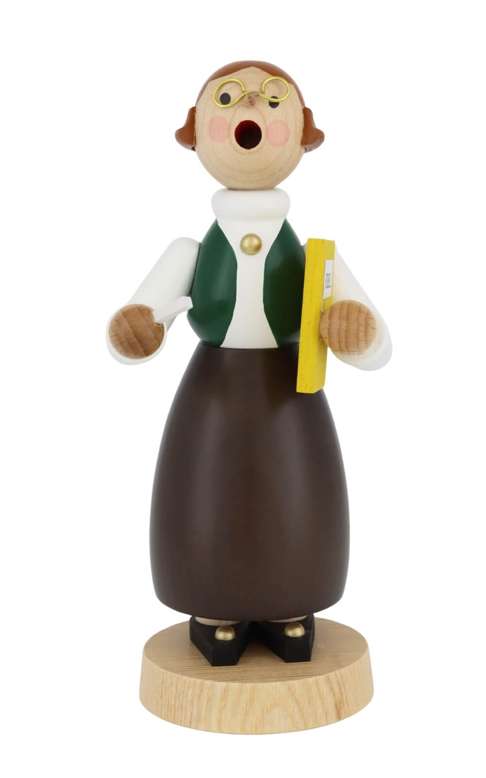 Smoking Man Teacher, 16 cm / 6,3 inch by Richard Glässer_1