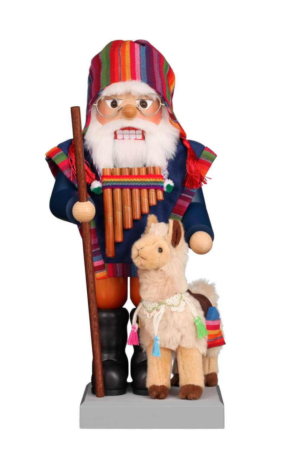 Nutcracker llama Santa, 44 cm by Christian Ulbricht