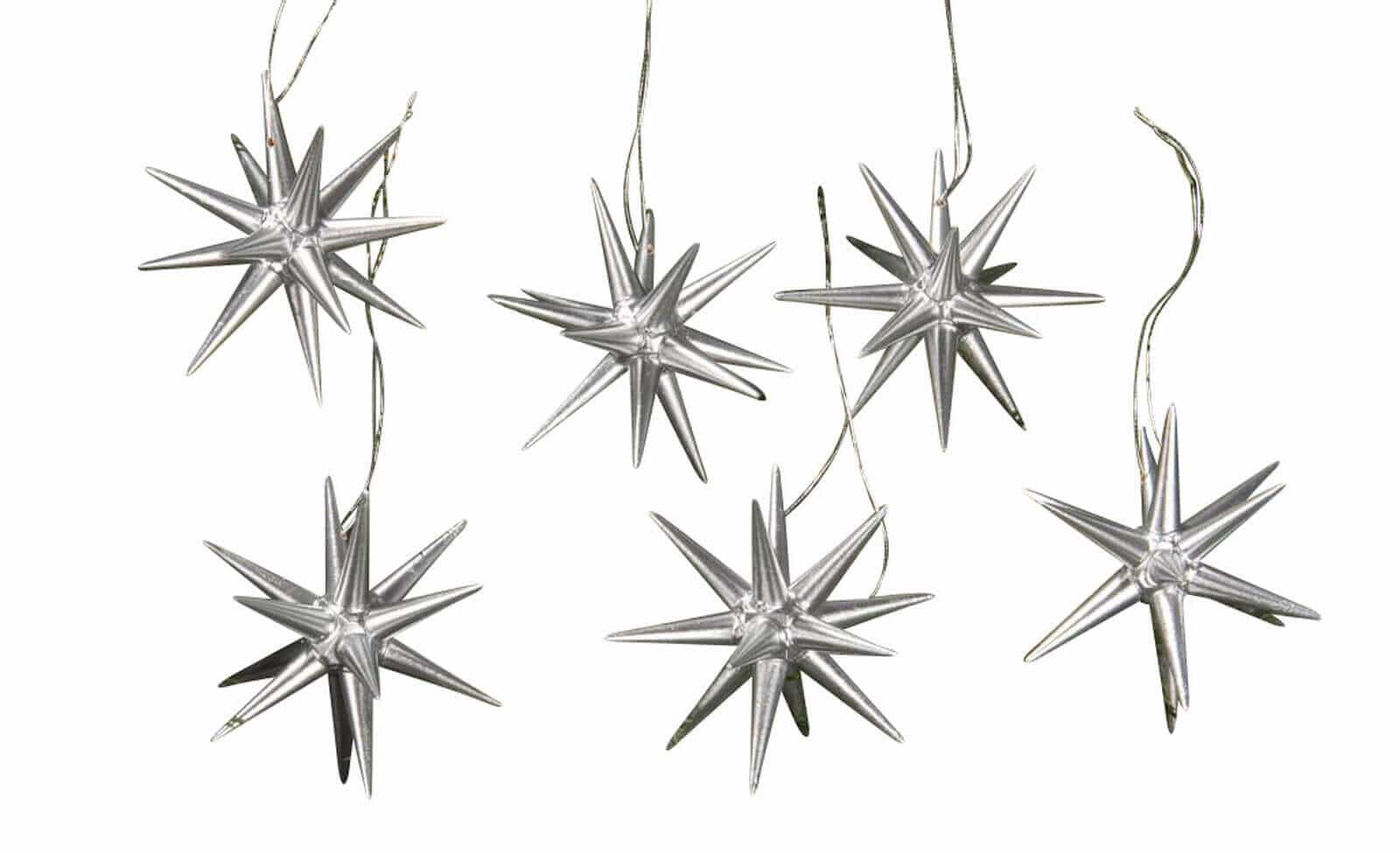 Christmas tree decorations made of wood, 6-piece by Albin Preißler_Picture1