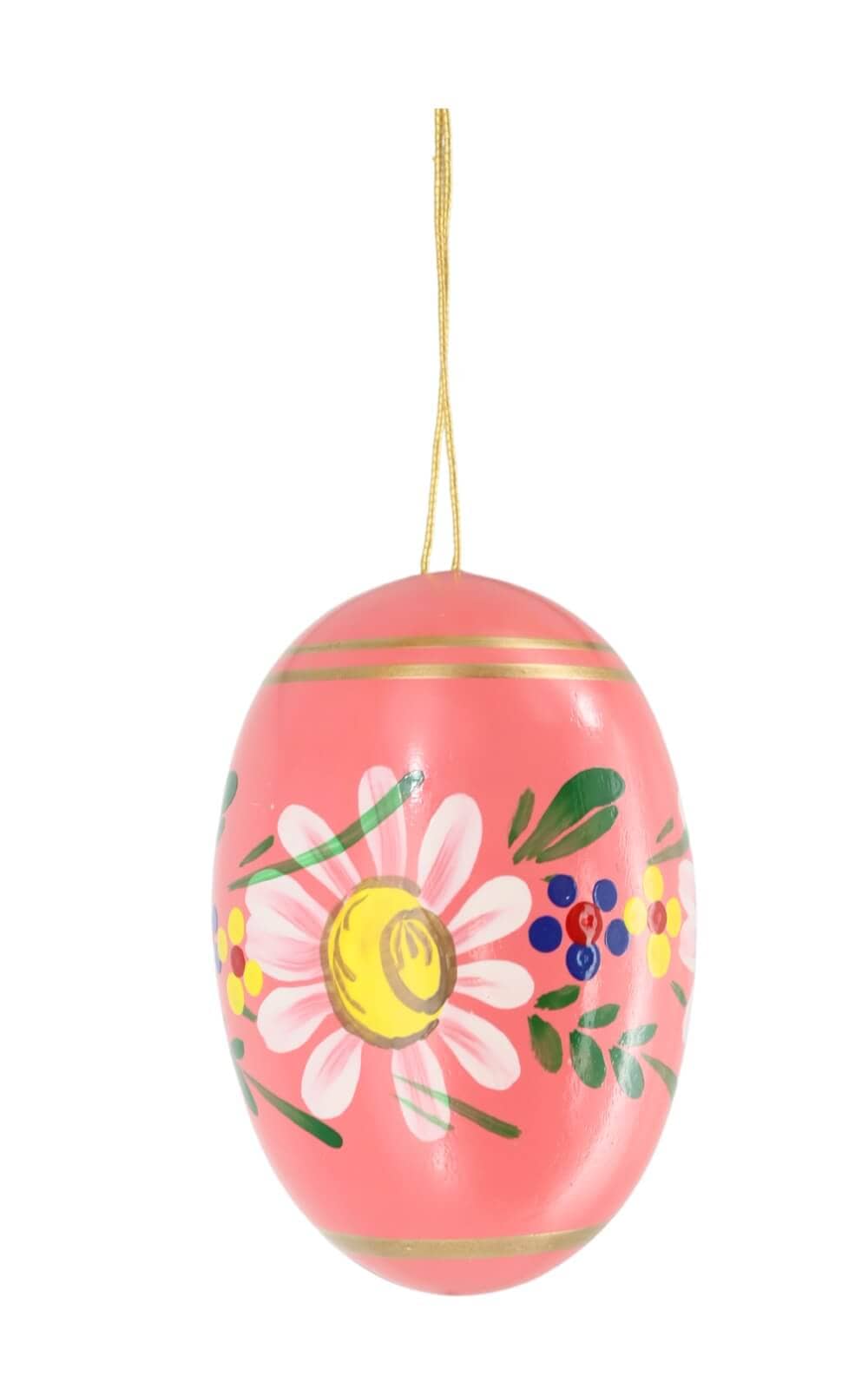 Easter egg pink with flowers by Figurenland Uhlig GmbH