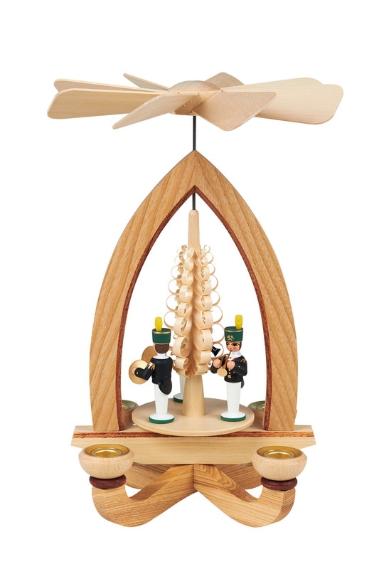 Christmas pyramid miners, 28 cm by Heinz Lorenz