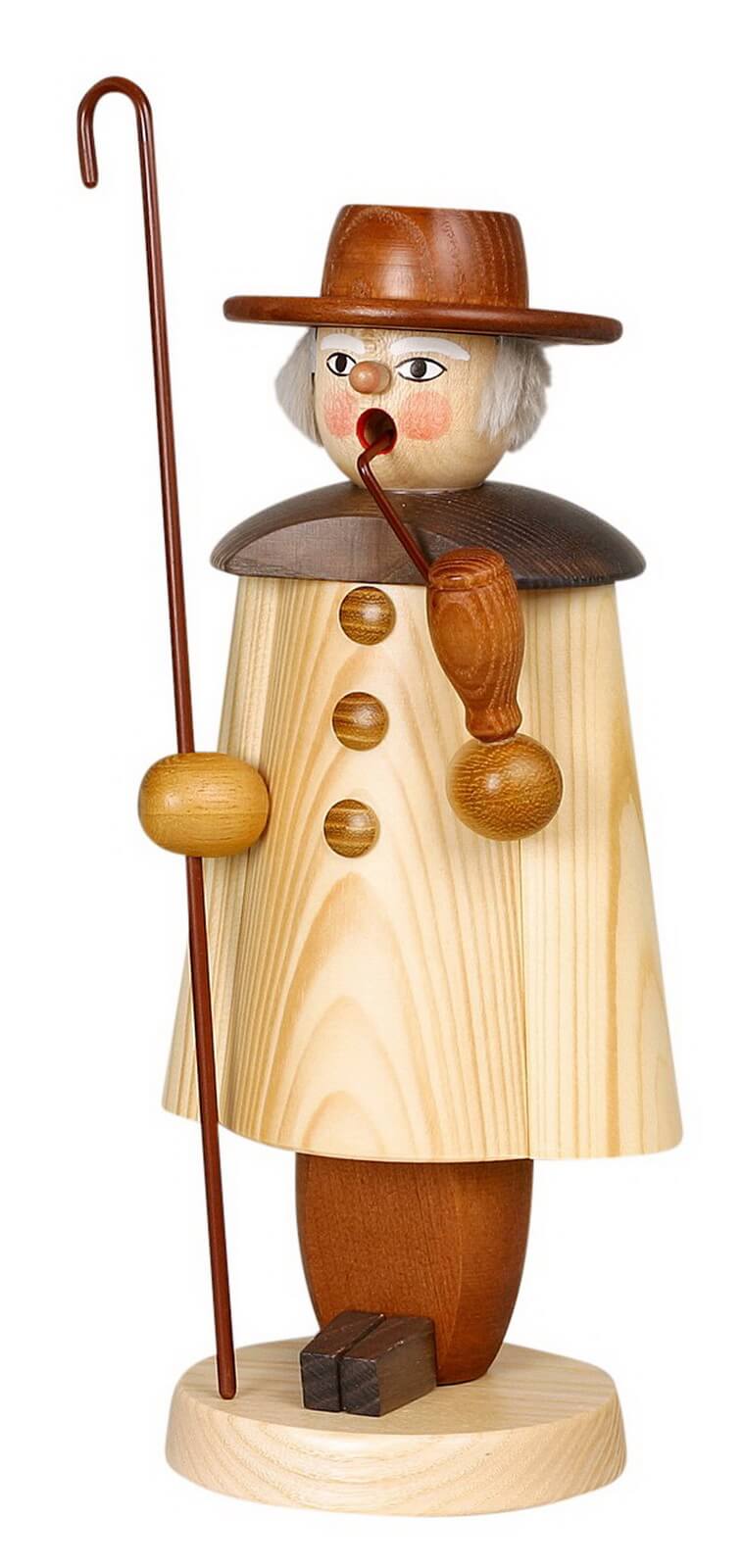 Smoking man shepherd, 27 cm by Jan Stephani