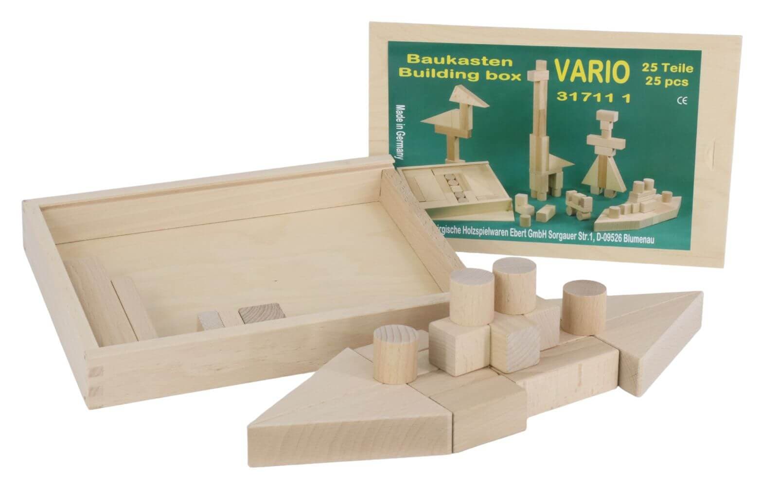 Building set Vario with 25 building blocks by Ebert GmbH_2